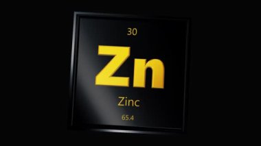 Şeffaf Arkaplan ile Yüzen Çinko Simgesi, Özel, Alfa Kanalı