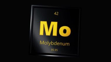 Transparan Molybdenum Simgesi Şeffaf Arkaplan, Özel, Alfa Kanalı