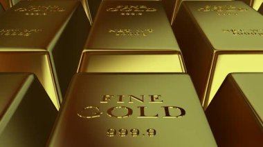 Unique Current of Golden Bars Demonstrating Finance Power and Business Capital Luxury on a Premium Precious Metals Exclusive Stage