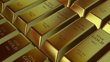 Premium Movement of Golden Bullions Presenting Capital Refinement and Finance Grandeur Within an Exclusive Elegant Metals Vision