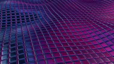 Premium Luminous Metallic Reflection Enhancing Floating Cubes in Vivid Abstract Forms Across an Elegant Background