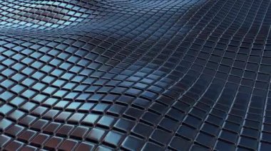 Elegant Premium Scene of Floating Cubes Shimmering with Radiant Metallic Reflection in Vibrant Artistic Background