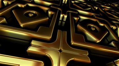 Ayna, Eşsiz Şablon, Altın Rakamlar, Renkler, Sinema Arkaplanı, Lüks Tasarım, Özel Tasarım