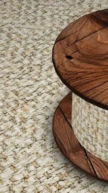 Doğal keten dokusu, Dikey Arkaplan, Tahta Makina, Özel Tasarım