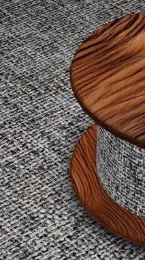 Gri Pamuk, Kumaş, Tahta Makina, Dikey Arkaplan, Seçkin Tasarım