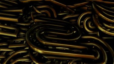 Yansıma, Elit Şablon, Yüzen Altın Figürler, Sinema Arkaplanı, Eşsiz Tasarım, Seçkin Şekiller, Dönüşüm