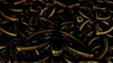 Eşsiz Tasarım, Elit Şablon, Yüzen Altın Figürler, Yansıma, Sinema Arkaplanı, Seçkin Şekiller, Dönüşüm