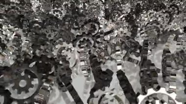 Güzel Şablon, Kaotik Dönüşümlü Metal Vites, Renkler, Arkaplan, Eşsiz Tasarım, Özel Tasarım, Yansıma