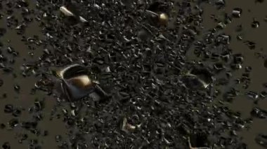 Koyu Kahverengi Küpler, Hareketli Arkaplan, Elit Şablon, Renkler, Özel, Döndürme, Eşsiz Tasarım