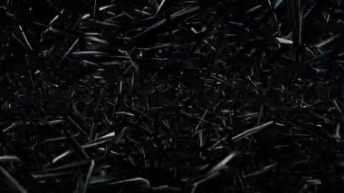 Black Sharp Parçalar, Hareket Arkaplanı, Elit Şablon, Renkler, Özel, Döndürme, Eşsiz Tasarım