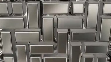 Döngülü Arkaplan, Zarif Şablon, Gümüş Şekiller, Keskin Parçalar, Eşsiz Tasarım, Özel Tasarım, Döndürme