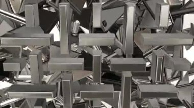 Eşsiz Tasarım, Zarif Şablon, Gümüş Şekiller, Keskin Parçalar, Döngü Arkaplan, Özel Şekiller, Döndürme