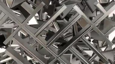 Özel Şablon, Zarif Şablon, Gümüş Rakamlar, Keskin Parçalar, Döngü Arkaplan, Eşsiz Tasarım, Döndürme