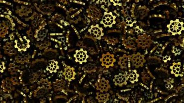 Yansıma, Parçacıklı Şablon, Altın Vitesler, Döngülü, Sinema Arkaplanı, Eşsiz Tasarım, Döndürme