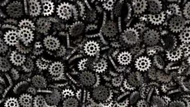 Yansıma, Parçacıklı Şablon, Çelik Vites, Döngülü, Sinema Arkaplanı, Eşsiz Tasarım, Döndürme