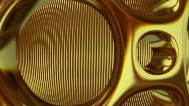 Eşsiz Şablon, Altın Rakamlar, Yansıma, Döngülü Arkaplan, Lüks Tasarım, Özel Tasarım, Döndürme