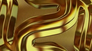 Lüks Tasarım, Eşsiz Şablon, Altın Rakamlar, Yansıma, Döngülü Arkaplan, Özel Tasarım, Şekiller, Dönüşüm