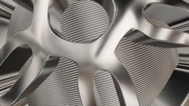 Eşsiz Tasarım, Zarif Şablon, Gümüş Şekiller, Yansıma, Döngü Arkaplan, Özel Tasarım, Şekiller, Döndürme