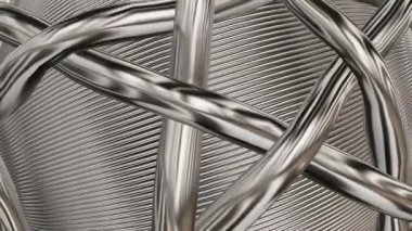 Döndürme, Zarif Şablon, Gümüş Şekiller, Yansıma, Döngülü Arkaplan, Eşsiz Tasarım, Özel Tasarım