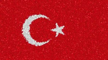 Türkiye Bayrağı, Küpten Yapılmış, Arkaplan