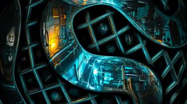 Rotasyon, Elit Arkaplan, Teknolojik Sinema Şablonu, Figürler, Eşsiz Tasarım, Özel Tasarım