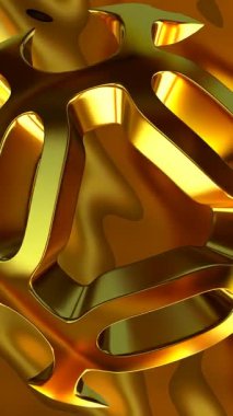 Zarif Şablon, Altın Sıvı Doku, Şekil, Özel, Renkler, Yansıma, Arkaplan