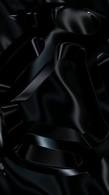 Eşsiz Şablon, Siyah Sıvı Doku, Şekil, Özel, Renkler, Yansıma, Arkaplan