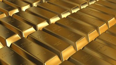 Elegant Golden Bullions Flow Symbolizing Finance and Capital Refinement on an Exclusive Precious Metals Premium Background