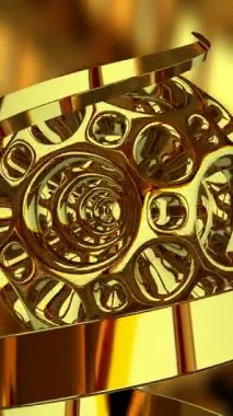 Altın Rakamlar, Dikey Arkaplan, Zarif Şablon, Özel, Renkler, Yansıma