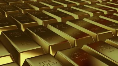 Unique Golden Bars Movement Expressing Finance and Capital Inspiration With Business Strength on an Elegant Precious Metals Design