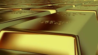 Premium Golden Bars Movement Demonstrating Finance and Capital Strength With Business Authority on a Unique Background