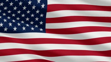 The waving flag of the United States flows with pride, set against a premium exclusive background of refined elegance