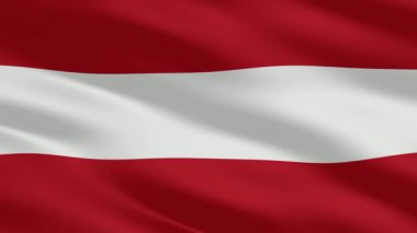 The Austrian flag moves in smooth rhythm, enriched with a premium background of elegant refined exclusivity