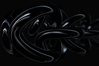 Zarif Arkaplan, Teknolojik Şablon, Kara Zincir, Görüntü Efekti, Özel Yansıma