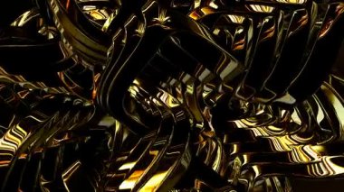 Exclusive Figures Rotating with Shiny Multicolored Metallic Glare Deliver a Premium Luxury Background Filled with Elegant Reflection and Style