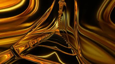 Unique Passage through a Tunnel of Figures with Brilliant Multicolored Metallic Shine Crafting an Elegant Luxury Background with Reflection and Premium Style