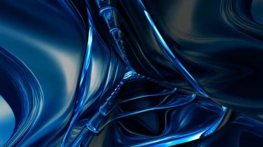 Exclusive Motion through a Tunnel of Figures with Sparkling Multicolored Metallic Shine Crafting a Premium Elegant Background with Reflection and Luxury Design