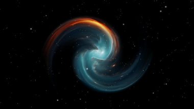 Approaching Spiral Galaxy with Radiant Star Lights and Nebula Highlighted by a Premium Background of Unique Cosmic Design