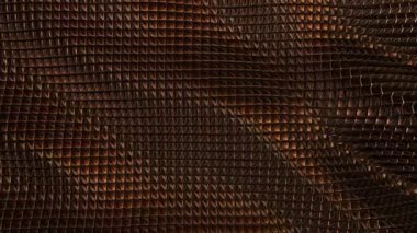 Yansıma, Koyu Kahverengi Küpler Duvarı, Elit Arka plan, Özel Tasarım, Eşsiz Tasarım