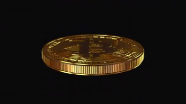 Elit altın bitcoin, alfa kanal şeffaflığı ile kusursuz bir şekilde döngü içinde dönüyor. Özel kripto para birimi ve iş görselleri için mükemmel.