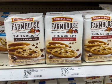 Seattle, WA USA - Eylül 2022: Pepperidge Farm kurabiyelerini bir Target mağazasında satılığa çıkarmak.