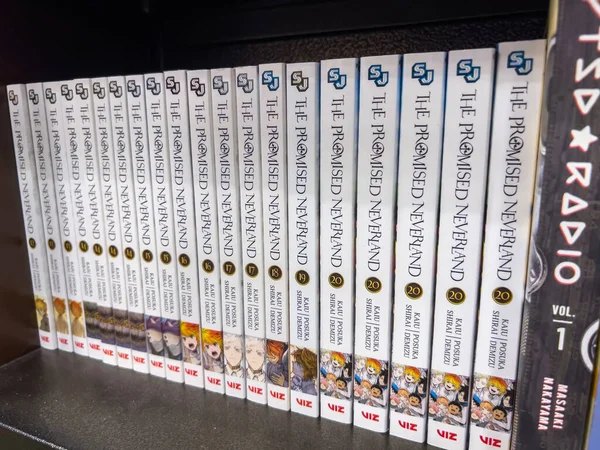 Woodinville Usa Circa Noviembre 2022 Enfoque Selectivo Promised Neverland Manga —  Fotos de Stock
