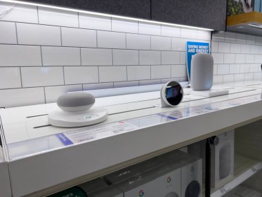 Lynnwood, WA USA - circa December 2022: Close up view of security cameras for sale inside a Target retail store.