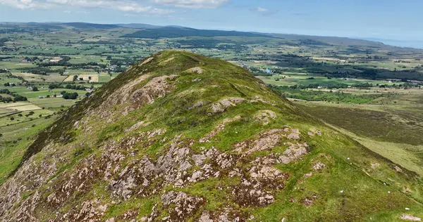 Aerial View Mountains Hills County Antrim Northern Ireland Imágenes de stock libres de derechos