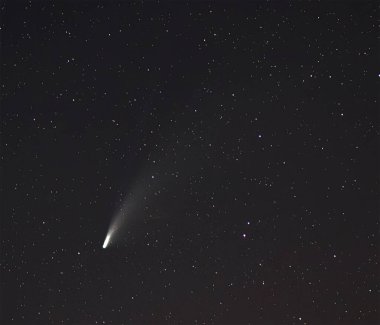 Neowise comet C2020 F3 (NEOWISE) just after sunset. Taken over Dunnellon, Florida