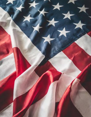 Amerikan Bayrak Dalgası Anma Günü veya 4 Temmuz Kırmızı, beyaz ve mavi, cumhuriyetçi demokrat seçimler, Amerika Birleşik Devletleri, yıldızlar ve çizgiler konsepti