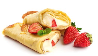 Blintz hassas ve ince Doğu Avrupa tavada kızartılmış krep yahudi mutfağının sevilen bir parçasıdır. Çilek ezmesi ve peynirle servis edilir.