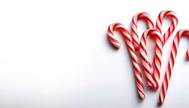 Çubuk şeker genellikle Noel zamanı ile ilişkilendirilen baston şeklinde bir çubuk şekerdir. Geleneksel olarak beyaz, kırmızı çizgili ve nane aromalı, beyaz arka planda izole edilmiş, kopyalama alanı olan