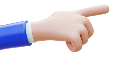 3 boyutlu çizgi film karakteri baş parmağını kaldırıyor. beyaz üzerine izole.