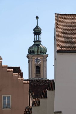 Regensburg, Bavyera 'daki St. Joseph Kilisesi' nin dış görünüşü.